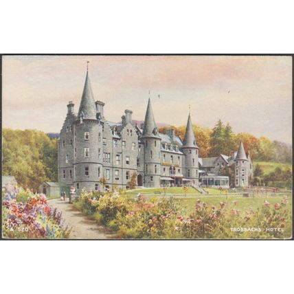 Trossachs Hotel, Perthshire, c.1930s - Valentine's Postcard - Journee du Timbre
