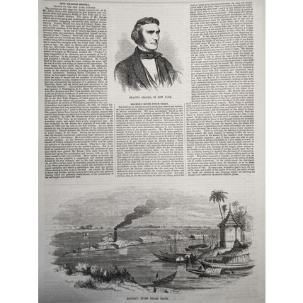 Ballou's Pictorial January 10, 1857. Mississippi; Empress Eugenie hunting, etc