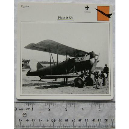 Pfalz D XV - Germany - Fighter - Collectors Club Card