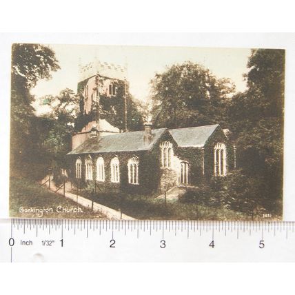 1926 postcard Cockington Church