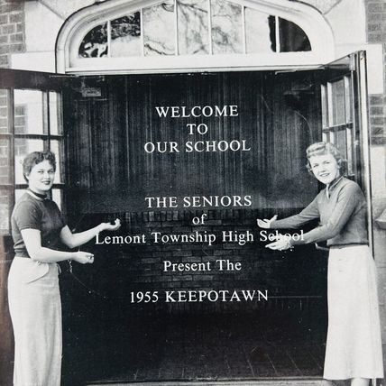 Lemont Township High School IL Keepotawn 1955 Yearbook