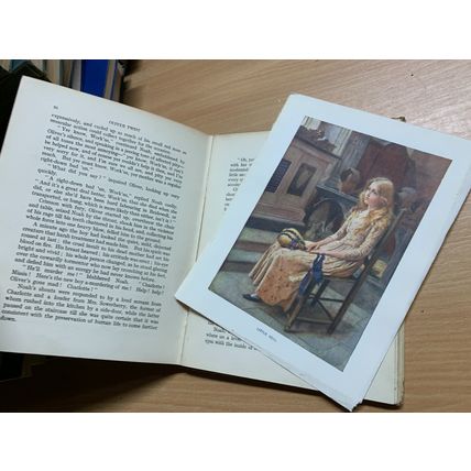 1915 "STORIES OF CHILDREN FROM DICKENS" H COPPING ART FICTION ANTIQUE BOOK (P4)