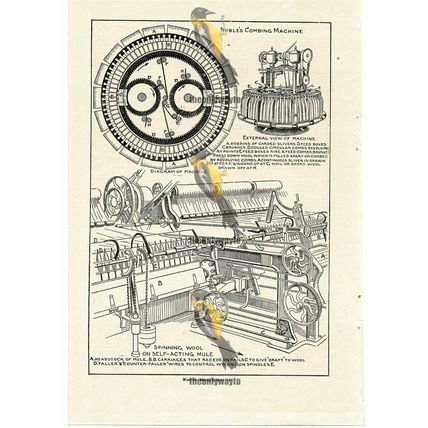 Woollen Manufacture (2), Book Illustration (Print), c1907