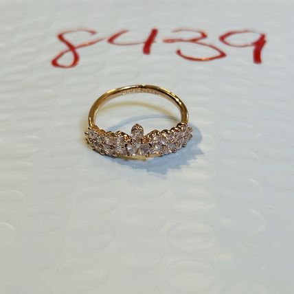 Bomb Party Sz7 BP Ring Fashion Jewelry RBP Diamond CZ Clusters Rose Gold Pl
