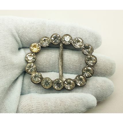 Job Lot of Six Antique Georgian, Victorian/Edwardian and 1920s Belt Buckles