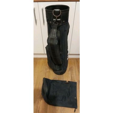 Top Flite Pencil Golf Club Bag Shoulder Raincover Hood Strap Blue Sunday Weekend