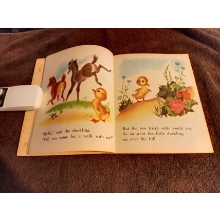 Little Golden Book The Fuzzy Duckling (A) Edition 7.0 FN/VF By Jane Werner 1949