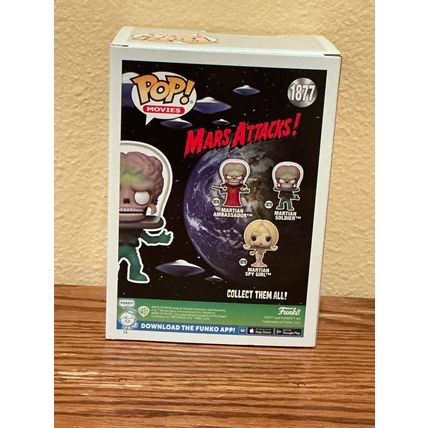 Funko Pop! Mars Attacks! Martian Soldier #1877 Funko Exclusive (Box & Protector)