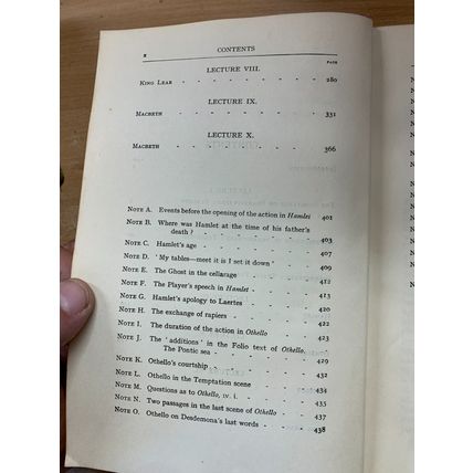 1951 "SHAKESPEAREAN TRAGEDY" LECTURES ON SHAKESPEARE LARGE HARDBACK BOOK (P4)