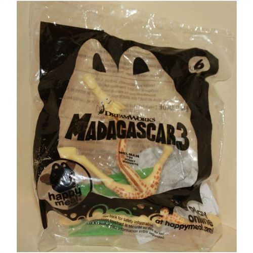 2012 McDonalds Madagascar 3 #6 Melman Mint in Package