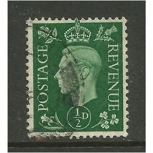 GB 1937 KGV1 1/2d Green stamp SG 462.(H442