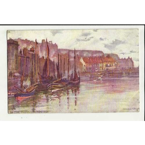 Yorkshire WHITBY Harbour Tuck Oilette Postcard (6272)