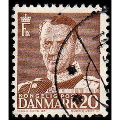 Denmark 1950 King Frederick IX 20 Øre Used Stamp