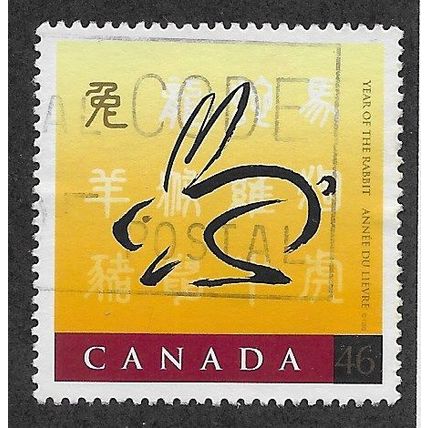 CAN 1999 46c 'CHINESE NEW YEAR - RABBIT' FINE USED (EBID71-551)