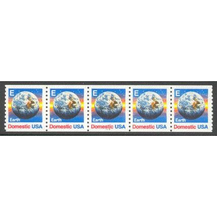 2279 25c E Earth Fine MNH Dry Gum PNC 1111/5 P0197