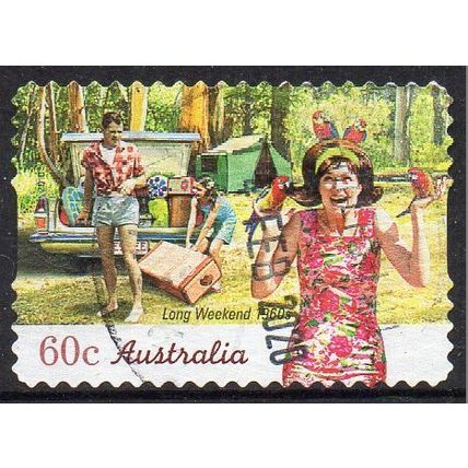 Australia 2010 Long Weekend - 1960's 60c s/a Used