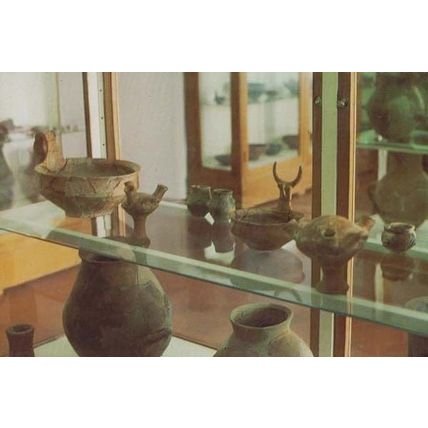 Lipari Archaeology Museum Pottery Sculpture Italian Rare Craft Crafts Postcard
