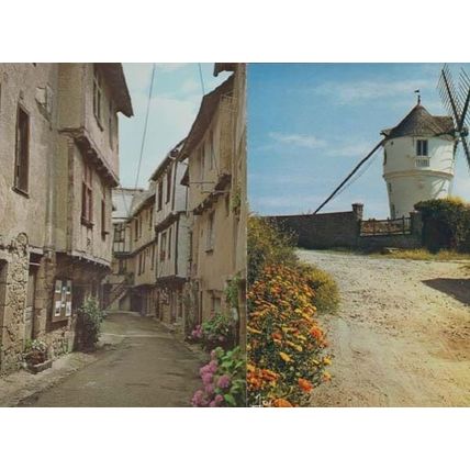 Moulin De La Masse Basse Rue 2x Vintage French Postcard s