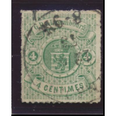 Luxembourg Stamp Scott #16, Used