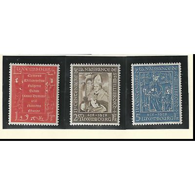 Luxembourg Stamps Scott #334 To 336, Mint Never Hinged