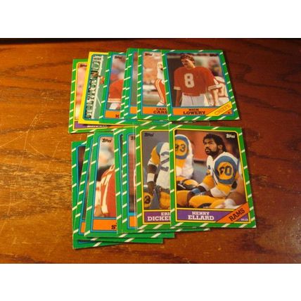 1986 Topps, 14-Cards, ELLARD/DICKERSON, +++