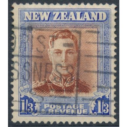 KGVI: 1s3d - New Zealand 1947 - NM H - SG 687