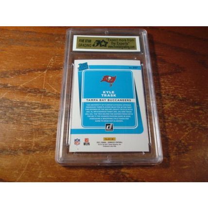 2021 Panini Donruss, Graded Gem Mint 10, KYLE TRASK Rc, Buccaneers, Rated RC