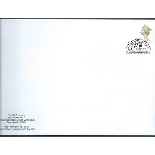 2016 1ST 'OLIVE GREEN '- '90 H.M QUEENS , LONDON SW1 ' PMK (EBIDPACK3772)