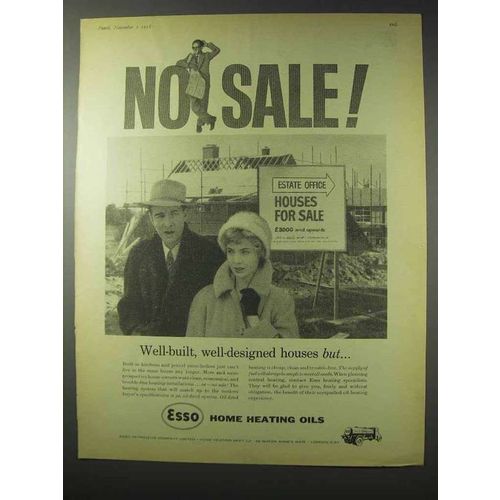 1958 Esso Home Heating Oils Ad - No Sale!