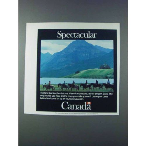 1981 Canada Tourism Ad - Spectacular