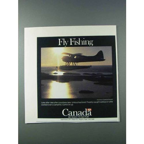 1981 Canada Tourism Ad - Fly Fishing