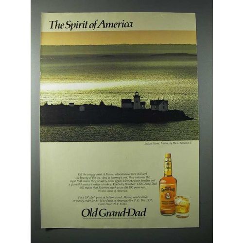 1983 Old Grand Dad Bourbon Ad - Dick Durrance II