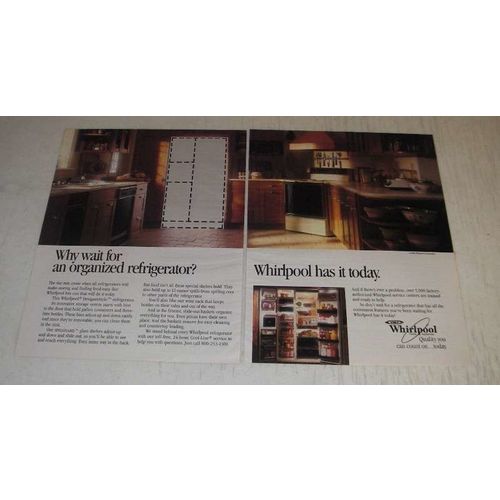 1989 Whirlpool DesignerStyle Refrigerator Ad - Why wait