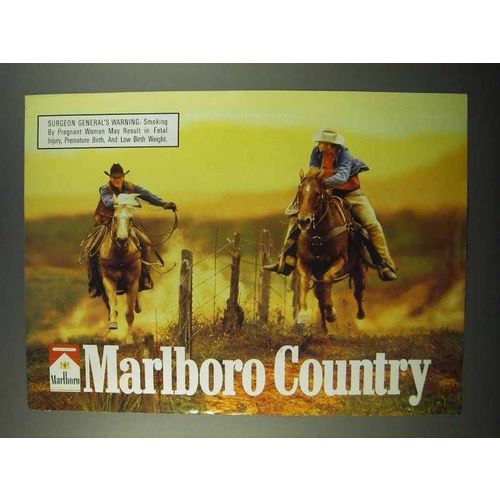 1996 Marlboro Cigarettes Ad - Country