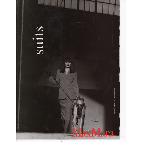 Max Mara vintage Full 4 Page Print Ad October 1994