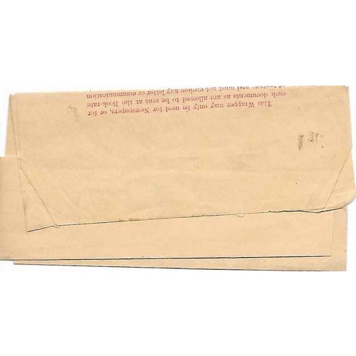 Antigua, Leeward Islands, Postal Wrapper 1897 to London England