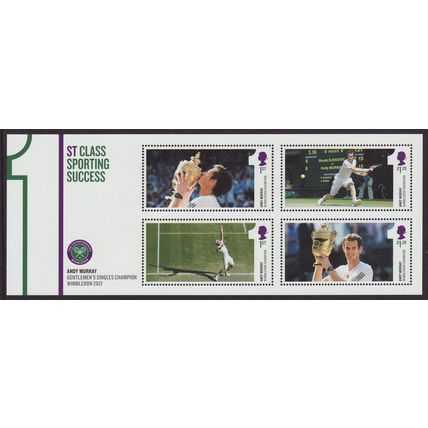 GB 2013 SG MS3511 UMM Minisheet - Sport/Andy Murray/Tennis (B-491 08)