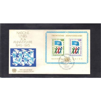 FDC Art Craft 52 30th Anniversary FDC Geneva (Cachet-U/A) CV42968