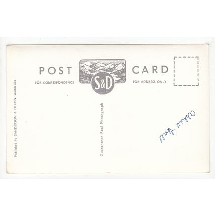 Anne Tyson's Cottage Hawkshead Postcard RP Cumbria