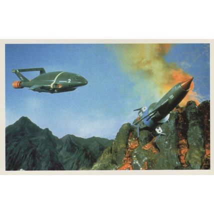Thunderbird 2 Rescue Thunderbirds 1 Aircraft TV Show Postcard
