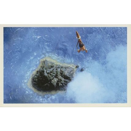 Thunderbird 3 Launch From Tracy Island Thunderbirds Postcard