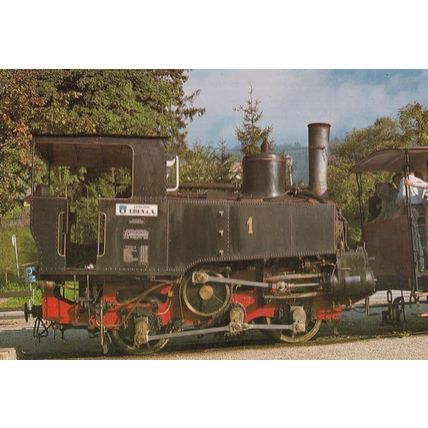 Bahnhof Jenbach Eben Austria Old Train Railway Postcard