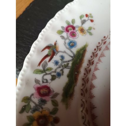 Pretty Flora Birds And Butterflies Plate