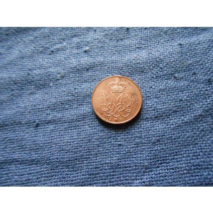 1978 DENMARK 5 ORE COIN.