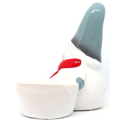 Christmas Snowman Tealight Holder Ceramic 12 CM