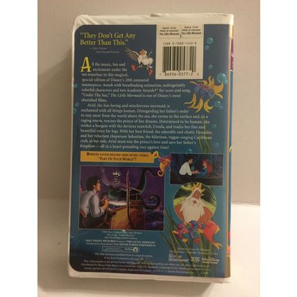 Pre-Owned Official Disney The Little Mermaid VHS Tape