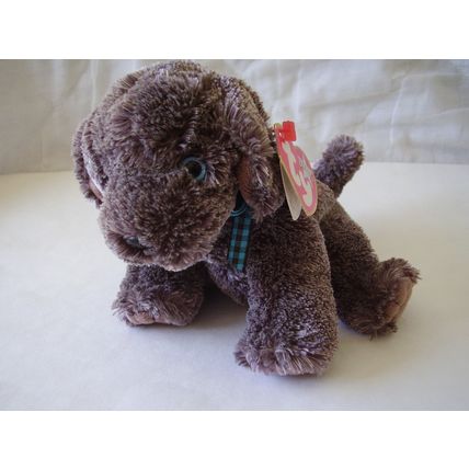 Ty Beanie FRISBEE Weimaraner Grey/Brown Puppy Dog 2001 Oakbrook 008421045082