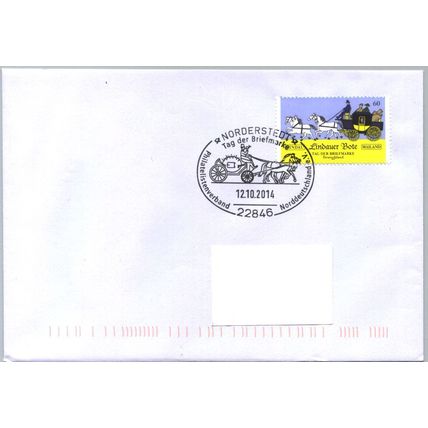 Deutschland SSt. Norderstedt 'Tag der Briefmarke, Dänische Kugelpost' 2014