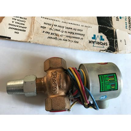 NEW 1/2" FPT SPORLAN 73P SOLENOID VALVE 275 115/230V 400 WK. PR. 12WATTS A-5,SM