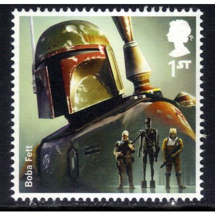 GB 2015 QE2 1st Star Wars Boba Fett Umm SG 3767 ( F660 )